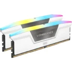 Memória RAM 32GB DDR5 Corsair Kit (2 x 16GB) 6000MHz Vengeance RGB CL36 Branca