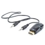 Conversor Gembird HDMI para VGA + Áudio 3.5 mm