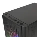 Caixa Mars Gaming Micro-ATX  MC300 RGB Vidro Temperado Preta - Image 2