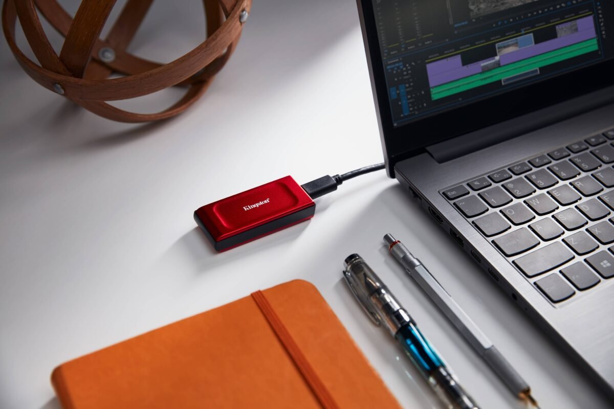 Disco SSD Externo Kingston XS1000 1TB USB 3.2 Gen2 Vermelho - Image 5