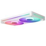 Ventoinha 280mm NZXT F280 RGB Core 8-Pin Branca - Image 3