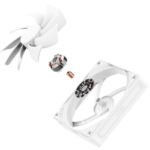 Ventoinha NZXT F120Q QUIET AIRFLOW V2 120mm - Single Pack Brancas - Image 2