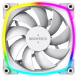 Ventoinha Montech AX120 PWM ARGB PWM 120mm Branco