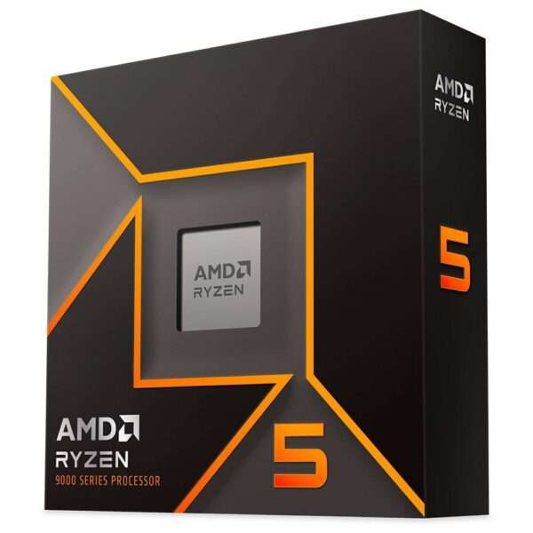 Processador AMD Ryzen 5 9600X "Zen 5" 6-Core 3.9GHz c/ Turbo 5.4GHz 38MB Cache SktAM5