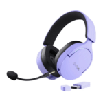 Headset Wireless Trust GXT491P FAYZO Roxo