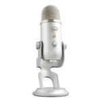 Microfone Logitech for Creators Blue Yeti USB Condensador PC/Mac Silver
