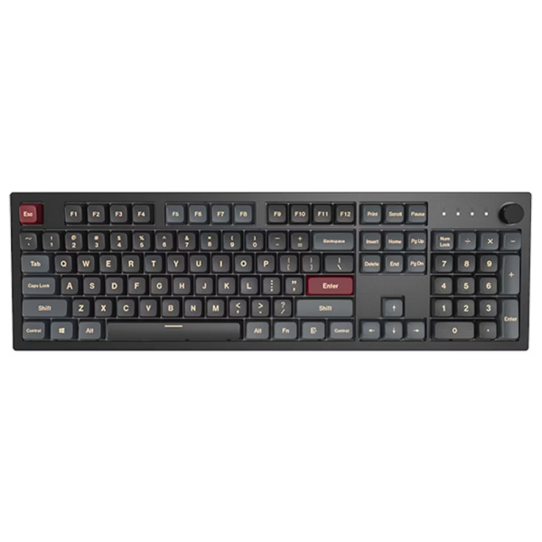 Teclado Montech Darkness Full-Size ,Hot-swappable, GateronG Pro 2.0 Red Switch, RGB, PBT - Mecânico (PT)