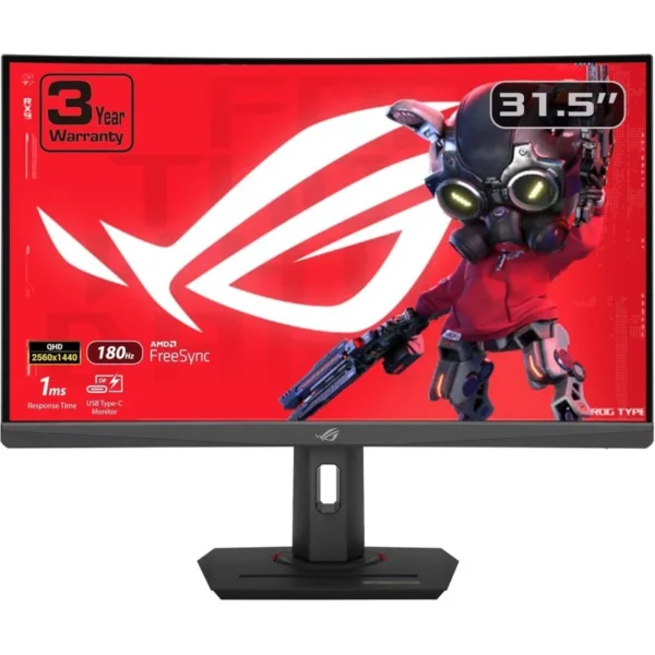 Monitor ASUS ROG Strix XG32WCS 31.5" LED Fast VA QHD 180Hz 1ms FreeSync Curvo