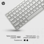 Teclado Sem Fios HP 970 Bluetooth Prateado - Image 2