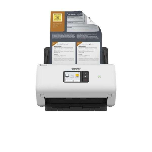 Scanner de Secretária Brother ADS-4500W WiFi/RJ45 Branco
