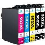 Conjunto 5 Tinteiros Epson 502 XL Compatíveis - Image 2