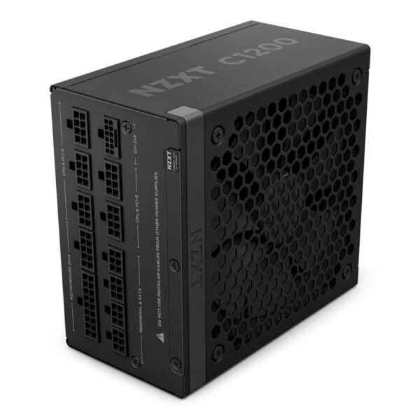 Fonte de Alimentação ATX NZXT C1200 Gold ATX 3.1 1200W 80 Plus Gold Full Modular Preta