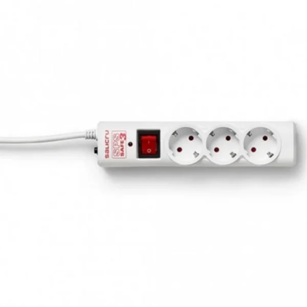 Tomada Salicru SPS SAFE 3 Régua com Proteção 3 Tomadas