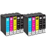 Conjunto de 10 Tinteiros Epson T0711 T0712 T0713 T0714 Compatíveis - Image 2