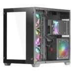 Caixa Extended-ATX Mars Gaming MCV3 RGB Vidro Temperado Preta - Image 4