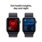 Apple Watch SE (2024) GPS 44mm Alumínio Meia-noite c/ Loop Desportiva Tinto - Image 3