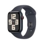 Apple Watch SE (2024) GPS + Cellular 44mm Alumínio Meia-noite c/ Bracelete Desportiva Meia-noite - Medium/Large