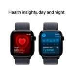 Apple Watch Series 10 GPS 42mm Alumínio Preto Brilhante c/ Bracelete Loop Desportiva Tinto - Image 7