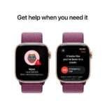 Apple Watch Series 10 GPS 42mm Alumínio Rosa-dourado c/ Bracelete Loop Desportiva Ameixa - Image 6