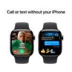 Apple Watch Series 10 GPS + Cellular 42mm Titânio Ardósia c/ Bracelete Desportiva Preta - Small/Medium - Image 5
