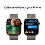 Apple Watch Series 10 GPS + Cellular 46mm Titânio Natural c/ Bracelete Loop Milanesa Natural - Small/Medium - Image 6