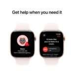 Apple Watch Series 10 GPS 42mm Alumínio Rosa-Dourado c/ Bracelete Desportiva Rosa leve - Small/Medium - Image 6