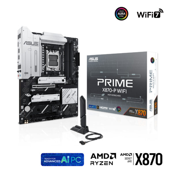 Motherboard ASUS Prime X870-P WIFI AMD X870 Socket AM5 ATX