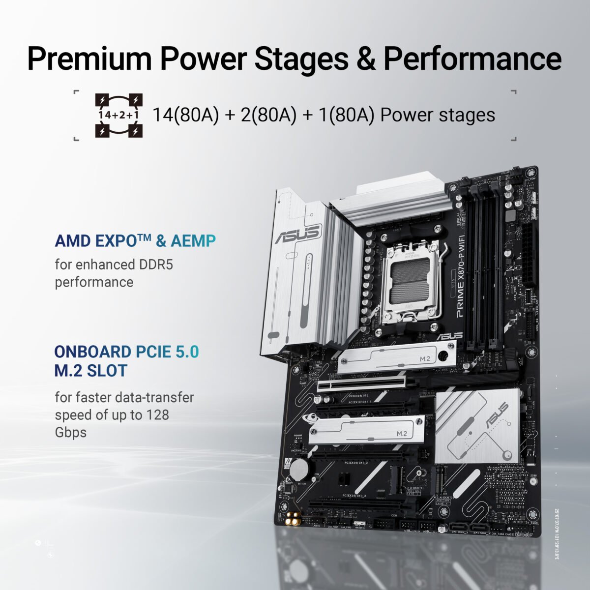 Motherboard Asus Prime X870-P WIFI ATX Skt AM5 - Image 8