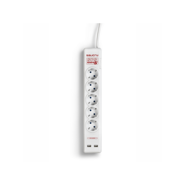 Salicru 680BA000002 filtro de linha Branco 5 tomada(s) CA 250 V 1,5 m