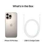 Smartphone Apple iPhone 16 Pro Max 6.9" 256GB Titânio Natural - Image 3