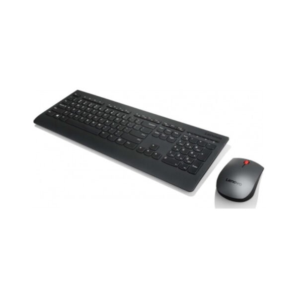 Kit Teclado + Rato Lenovo Professional Combo RF Wireless PT Preto