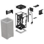 Caixa Mini-ITX Fractal Design Mood Light Gray - Image 2