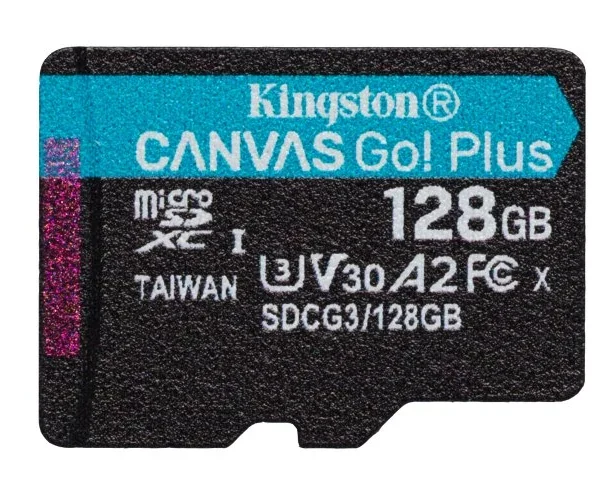 Cartão de Memória 128GB MicroSD CANVAS GO PLUS