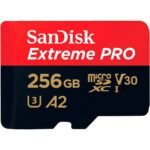 Cartão de Memória SanDisk Extreme Pro UHS-I C10 U3 V30 A2 microSDXC 256GB + Adaptador SD - Image 3