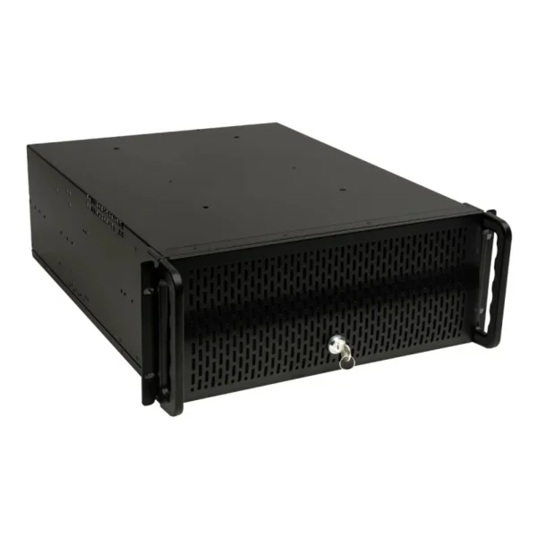 Caixa ATX UNYKAch UK 4129 Rack 19" 4U Preta Sem Fonte