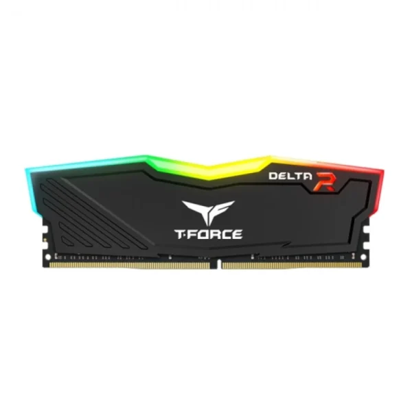 Memória Ram Team Group Kit 16GB (2 x 8GB) DDR4 3200MHz Delta RGB CL16 Preto