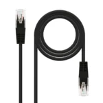 Cabo de Rede Nanocable RJ45 CAT.6 UTP AWG24 0.5 M Preto
