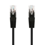 Cabo de Rede Nanocable RJ45 CAT.6 UTP AWG24 0.5 M Preto - Image 2