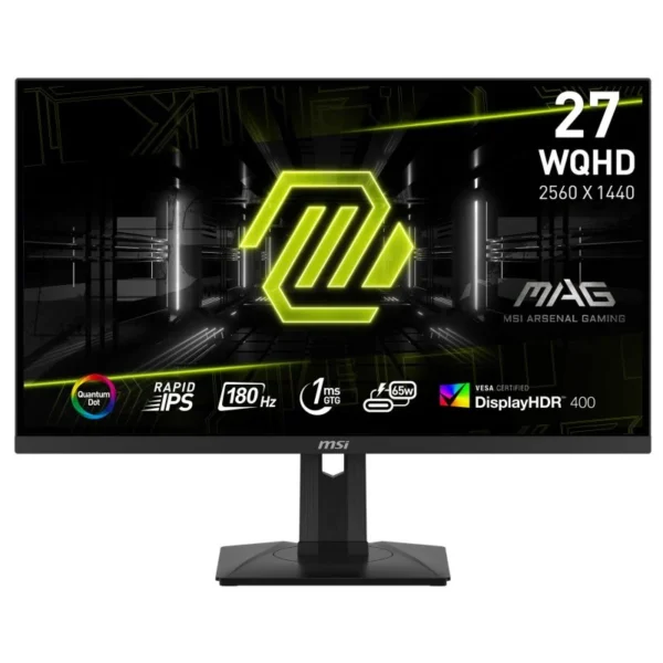 Monitor MSI MAG 274QRF QD E2 27" LED Rapid IPS WQHD 180 Hz 1 ms Adaptive-Sync