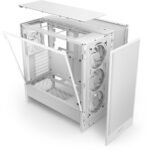 Caixa ATX NZXT H5 Flow RGB (2024) Vidro Temperado Branca - Image 2