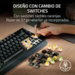 Teclado Mecânico Razer BlackWidow V4 Pro 75% US RGB Wireless/Bluetooth Tactile Switch Preto - Image 4