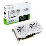 Placa Gráfica Asus GeForce RTX 4060 Dual EVO White OC 8GB GDDR6 DLSS3