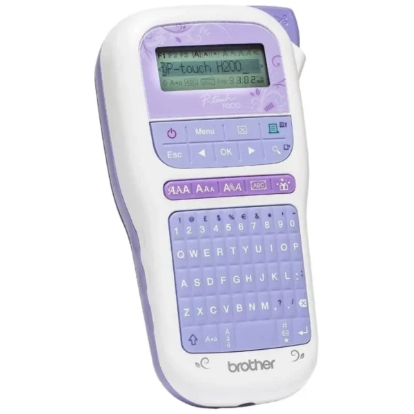 Rotuladora Eletrónica de Mão Brother PT-H200 Lavanda/Branca