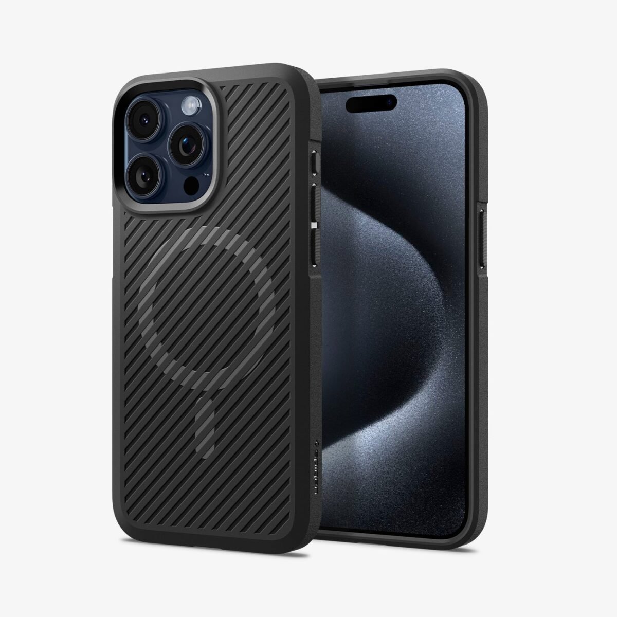 Capa Spigen iPhone 15 Pro Max Core Armor (MagFit) Matte Black - Image 9