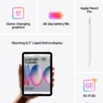 Apple iPad Mini (2024) A17 Pro 8.3" WiFi 256GB Azul - Image 3