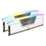 Memória Ram Corsair Vengeance RGB DDR5 64 GB (2 x 32 GB) 6400 MHz CL32 Branco