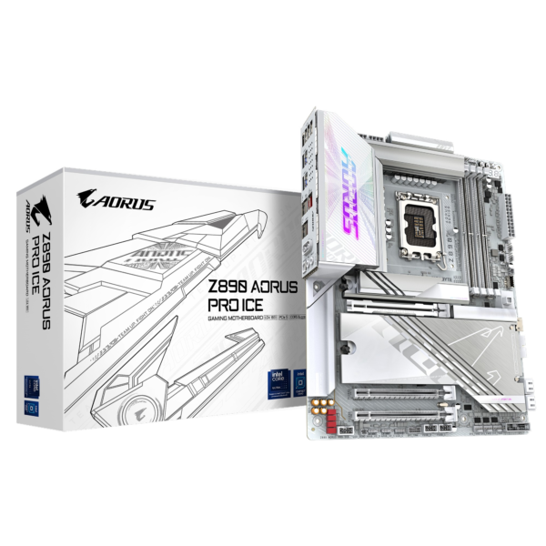 Motherboard ATX GIGABYTE Z890 DDR5 AORUS PRO ICE Intel Z890 LGA 1851 (Socket V1)