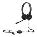 Headset Call Center Lenovo Pro VOIP Stereo Preto - Image 2
