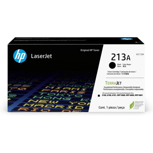 Toner HP LaserJet original preto 213A