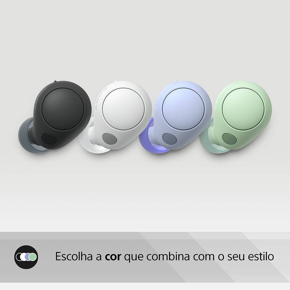 Auriculares Sony WF-C700N True Wireless Brancos - Image 5